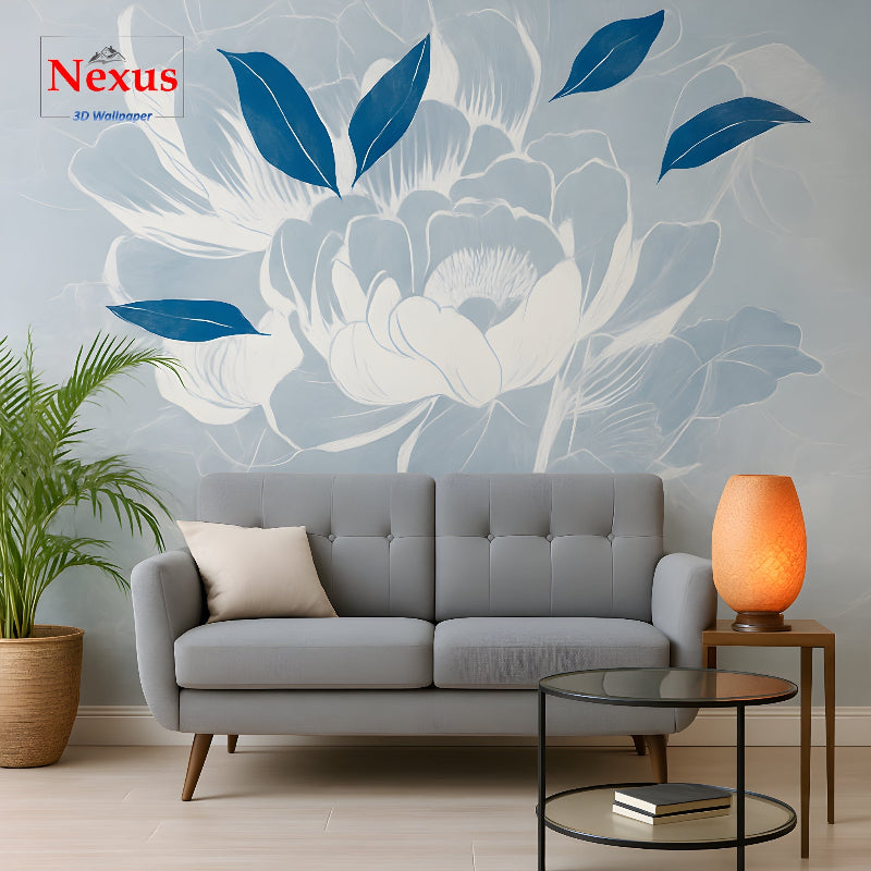 3D Wallpaper Whispers in Bloom